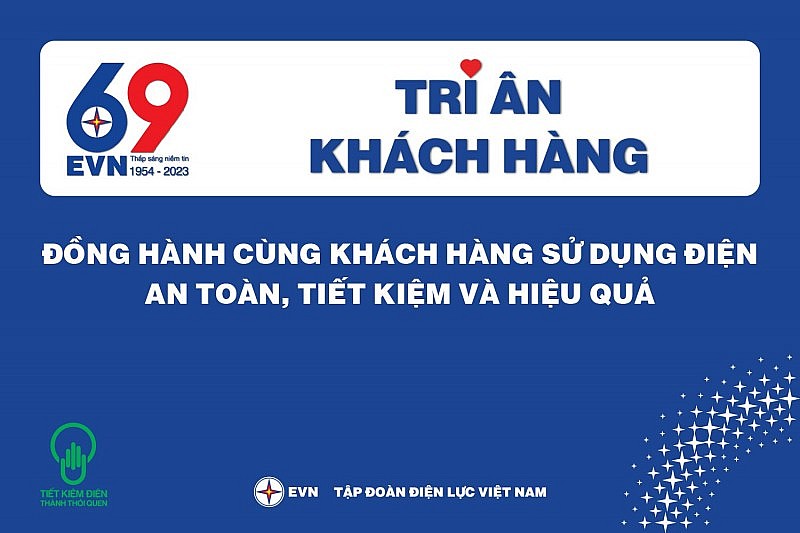 EVN triển khai Tháng tri ân khách hàng năm 2023 EVN triển khai Tháng tri ân khách hàng năm 2023