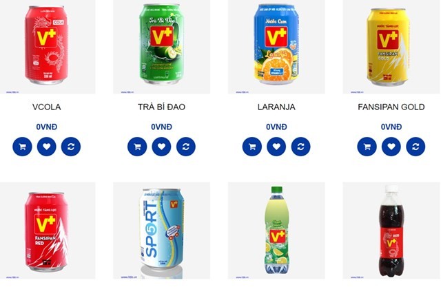 Các sản phẩm nước ngọt của CTCP Bia và nước giải khát Hòa Bình Các sản phẩm nước ngọt của CTCP Bia và nước giải khát Hòa Bình