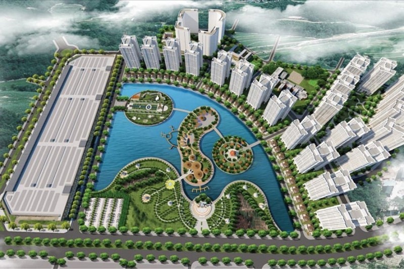 Phối cảnh tổng mặt bằng dự án Tổ hợp Trung tâm thương mại, Outlet, nhà ở Hòa Bình Phối cảnh tổng mặt bằng dự án Tổ hợp Trung tâm thương mại, Outlet, nhà ở Hòa Bình
