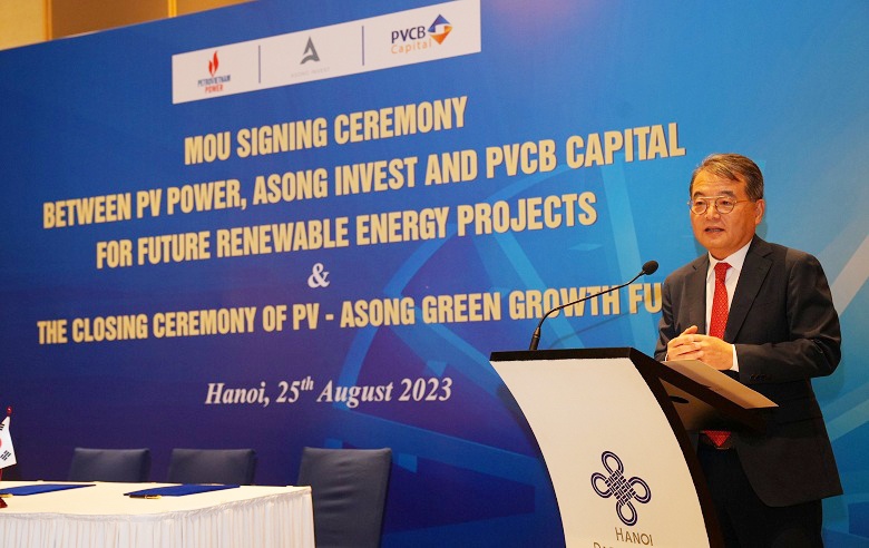 PV Power ký kết Biên bản ghi nhớ hợp tác với Asong Invest và PVCB Capital PV Power ký kết Biên bản ghi nhớ hợp tác với Asong Invest và PVCB Capital