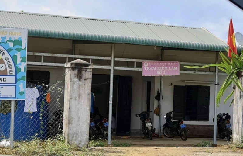 Trạm kiểm lâm số 2- Hạt kiểm lâm Khu bảo tồn thiên nhiên Ea Sô nơi ông A. công tác. - Ảnh: VOV Trạm kiểm lâm số 2- Hạt kiểm lâm Khu bảo tồn thiên nhiên Ea Sô nơi ông A. công tác. - Ảnh: VOV