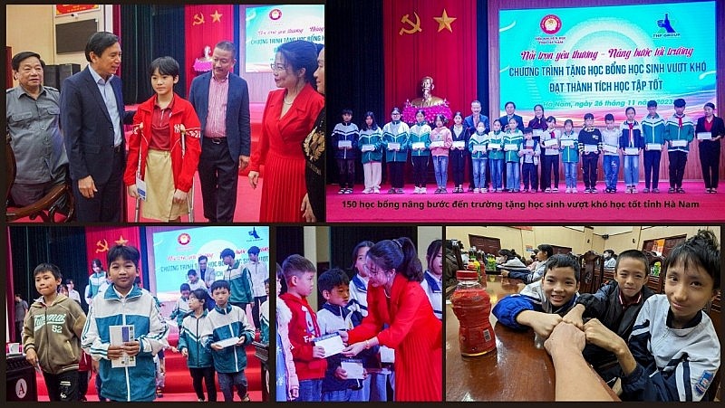 Tân Hiệp Phát tiếp tục nâng bước học sinh vượt khó tới trường tại Hà Nam Tân Hiệp Phát tiếp tục nâng bước học sinh vượt khó tới trường tại Hà Nam