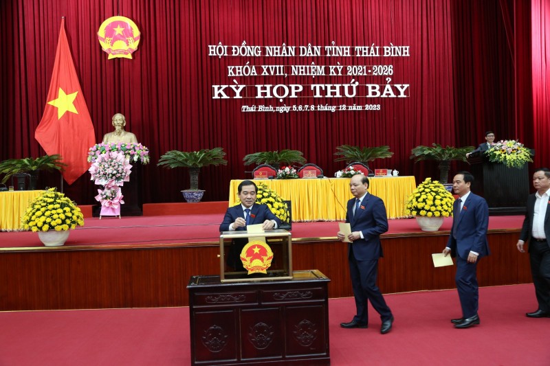 Chủ tịch tỉnh Thái Bình đạt 100% số phiếu tín nhiệm cao Chủ tịch tỉnh Thái Bình đạt 100% số phiếu tín nhiệm cao