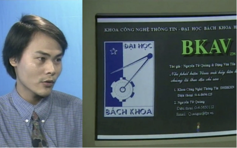 CEO BKAV Nguyễn Tử Quảng đưa ra lời cảnh báo về virus Date trên truyền hình CEO BKAV Nguyễn Tử Quảng đưa ra lời cảnh báo về virus Date trên truyền hình