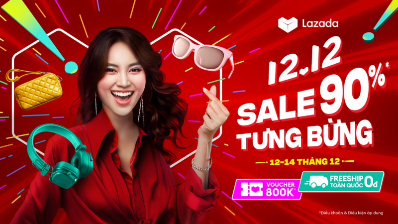 Điểm danh những sale “khủng” trong ngày đôi 12/12 trên các sàn thương mại điển tử