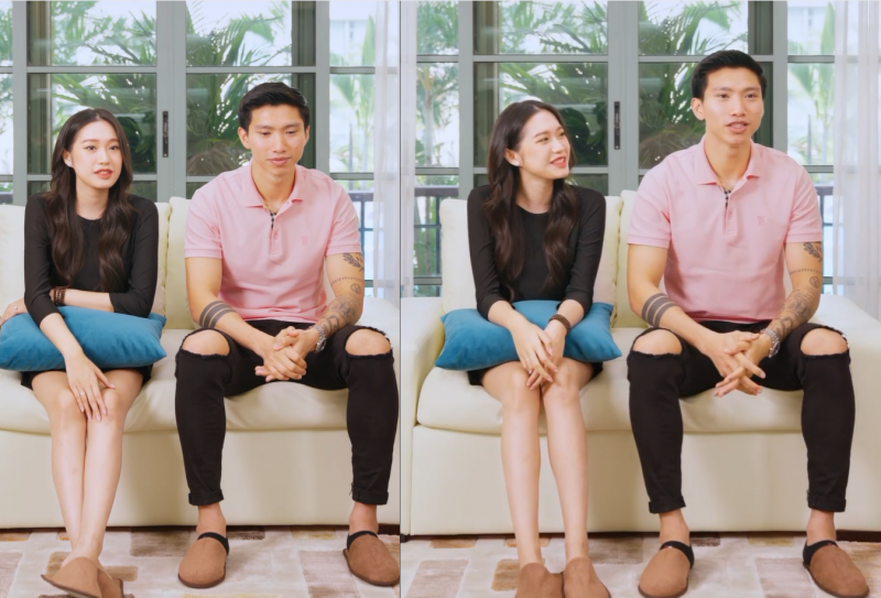 Văn Hậu và Hải My tiết lộ nhiều thông tin thú vị về chuyện tình cảm của cả hai trước khi kết hôn. Nguồn: maisondebijoux Văn Hậu và Hải My tiết lộ nhiều thông tin thú vị về chuyện tình cảm của cả hai trước khi kết hôn. Nguồn: maisondebijoux