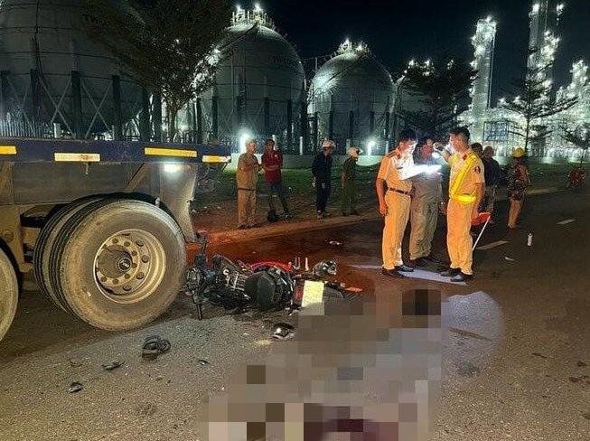 Hiện trường vụ tai nạn giao thông - Ảnh: Bá Khá Hiện trường vụ tai nạn giao thông - Ảnh: Bá Khá