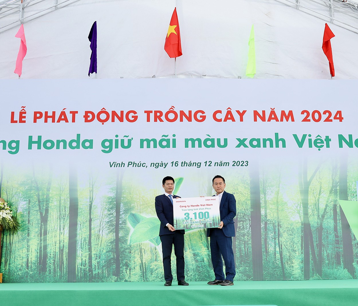 Phát động Lễ trồng cây năm 2024 “Cùng Honda giữ mãi màu xanh Việt Nam”