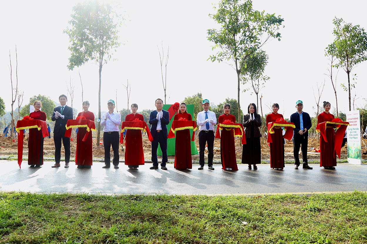 Phát động Lễ trồng cây năm 2024 “Cùng Honda giữ mãi màu xanh Việt Nam”
