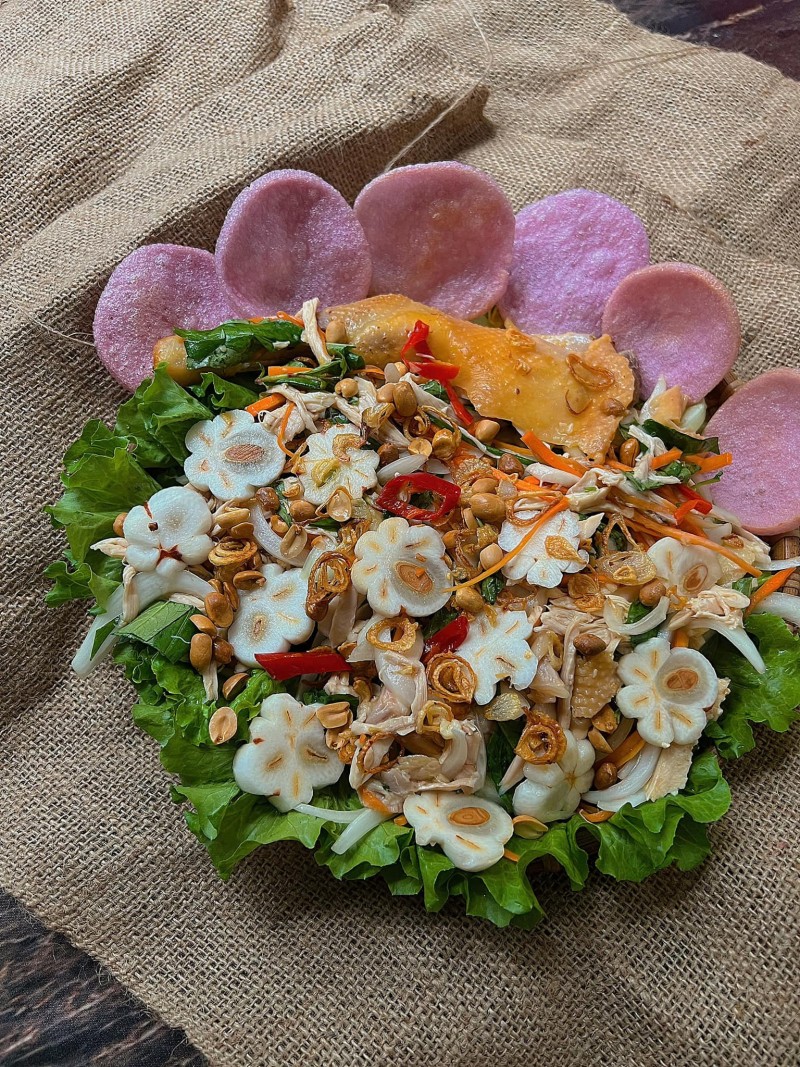 Gỏi gà măng cụt Gỏi gà măng cụt