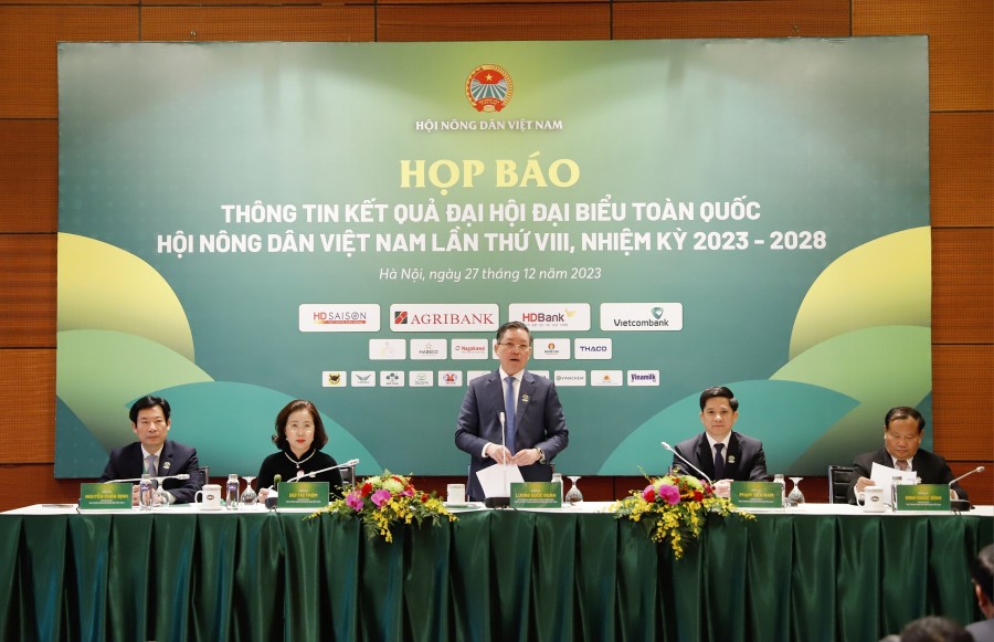 Họp báo thông tin kết quả Đại hội toàn quốc Hội Nông dân Việt Nam lần thứ VIII Họp báo thông tin kết quả Đại hội toàn quốc Hội Nông dân Việt Nam lần thứ VIII
