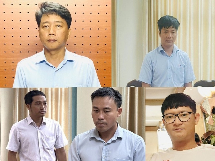 Các bị can bị khởi tố - Ảnh: CA Các bị can bị khởi tố - Ảnh: CA