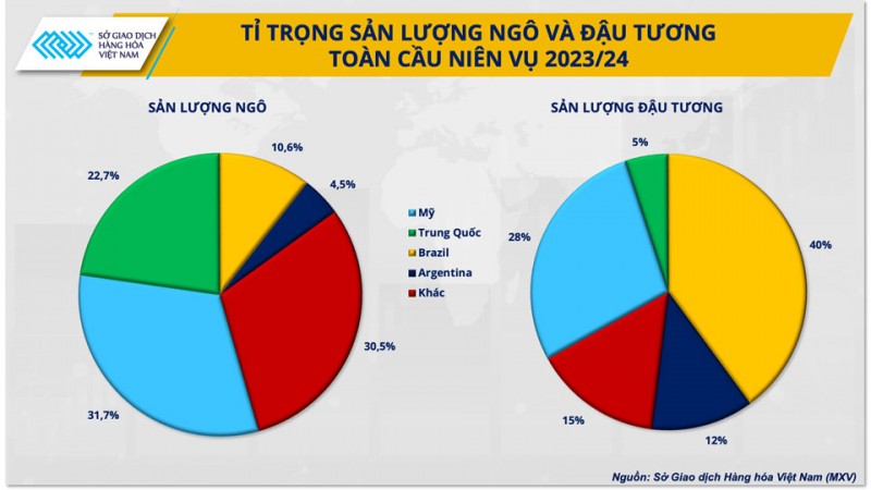 Mỹ đang mất dần vị thế dẫn đầu trên thị trường nguyên liệu thức ăn chăn nuôi thế giới Mỹ đang mất dần vị thế dẫn đầu trên thị trường nguyên liệu thức ăn chăn nuôi thế giới