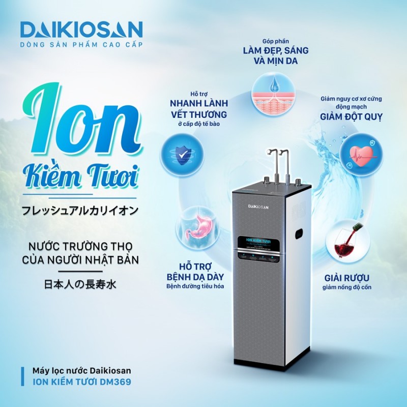 Muốn khoẻ bên trong, đẹp bên ngoài đừng bỏ qua nước ion kiềm tươi