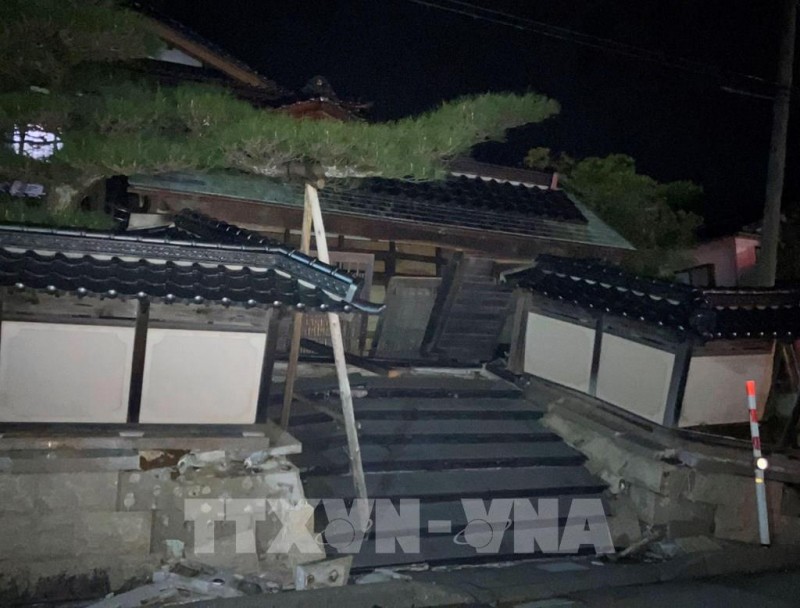 Hình ảnh mới nhất về trận động đất tại Nhật Bản