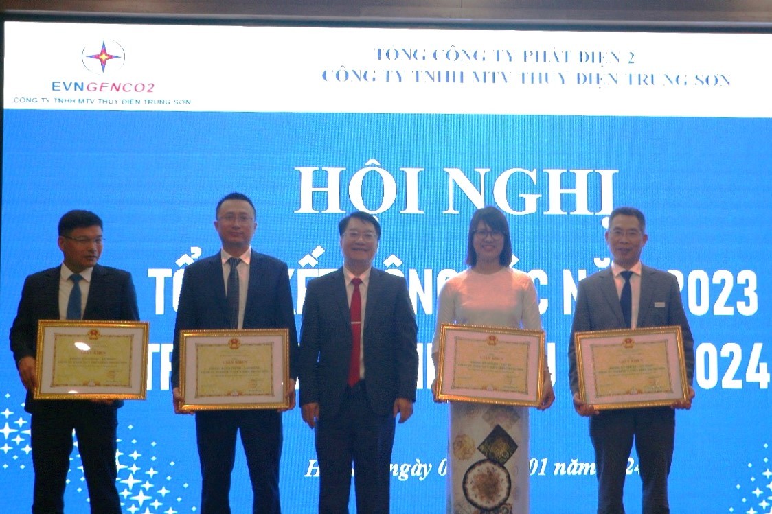 Công ty TNHH MTV thủy điện Trung Sơn tổng kết công tác năm 2023 Công ty TNHH MTV thủy điện Trung Sơn tổng kết công tác năm 2023