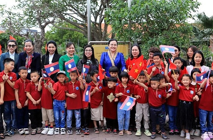 Phu nhân hai Thủ tướng Việt Nam và Lào thăm tỉnh Thái Bình Phu nhân hai Thủ tướng Việt Nam và Lào thăm tỉnh Thái Bình