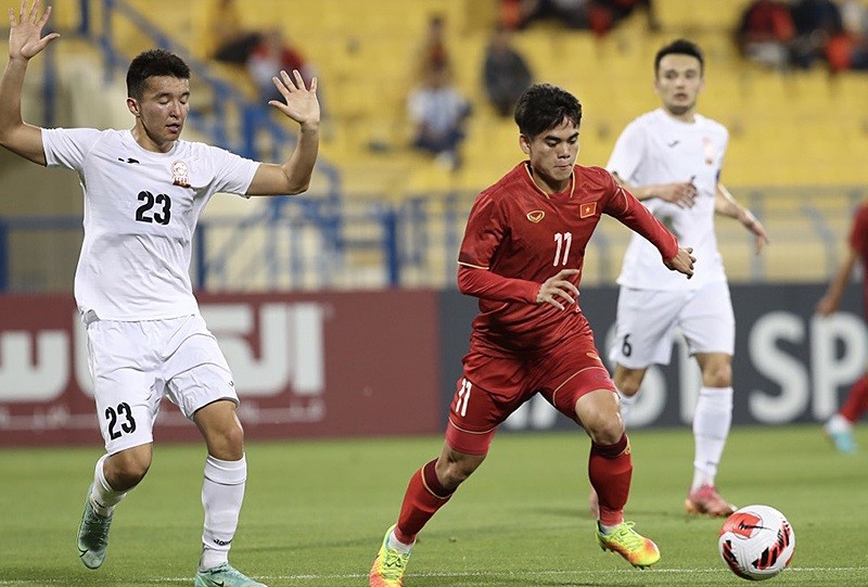 Trận Việt Nam và Kyrgyzstan sẽ diễn ra lúc 20h ngày 09/01 Trận Việt Nam và Kyrgyzstan sẽ diễn ra lúc 20h ngày 09/01