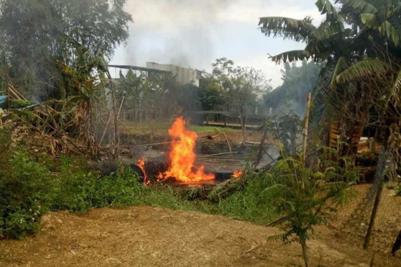 Một máy bay rơi ở Quảng Nam