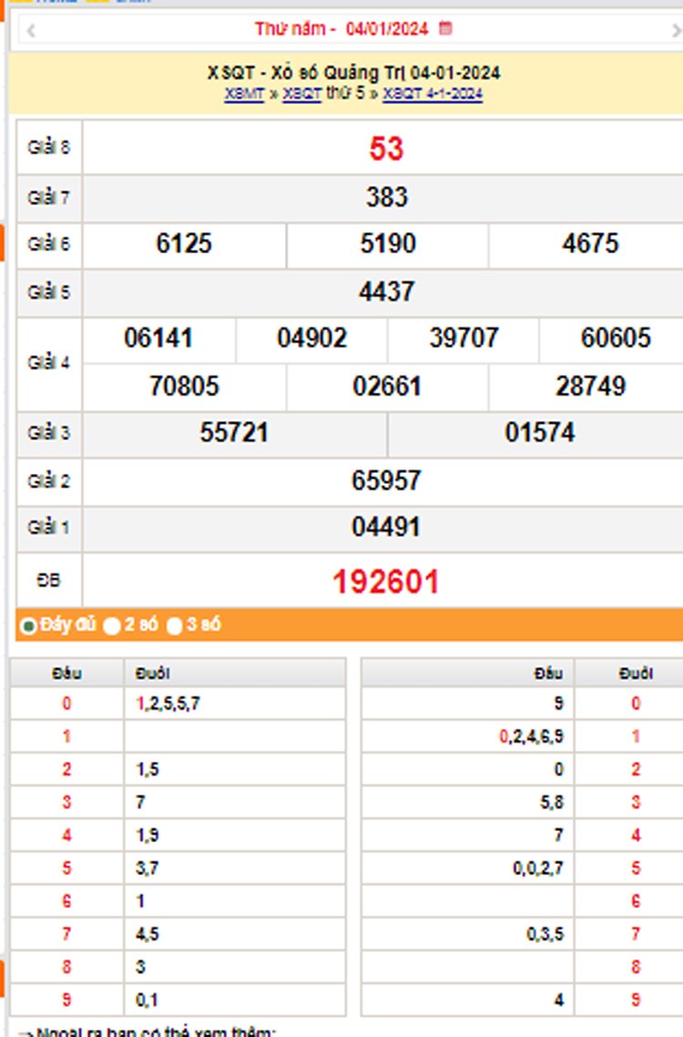 XSQT 11/1, Kết quả xổ số Quảng Trị hôm nay 11/1/2024, KQXSQT thứ Năm ngày 11 tháng 1 XSQT 11/1, Kết quả xổ số Quảng Trị hôm nay 11/1/2024, KQXSQT thứ Năm ngày 11 tháng 1