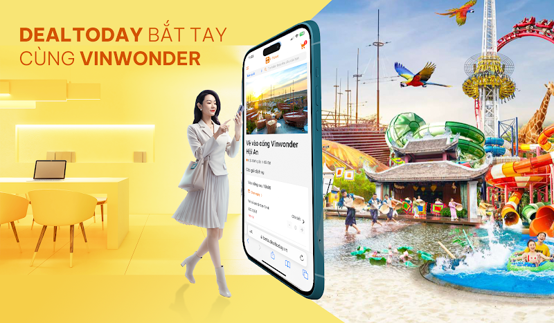 Dealtoday bắt tay cùng VinWonder với kỳ vọng mở rộng thị trường giải trí du lịch Việt Nam Dealtoday bắt tay cùng VinWonder với kỳ vọng mở rộng thị trường giải trí du lịch Việt Nam