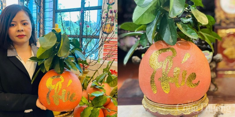 Những siêu phẩm độc lạ đón Tết Giáp Thìn: Hết bưởi, dưa hấu dát vàng nay cả dừa, quất cũng “đắp” Những siêu phẩm độc lạ đón Tết Giáp Thìn: Hết bưởi, dưa hấu dát vàng nay cả dừa, quất cũng “đắp”