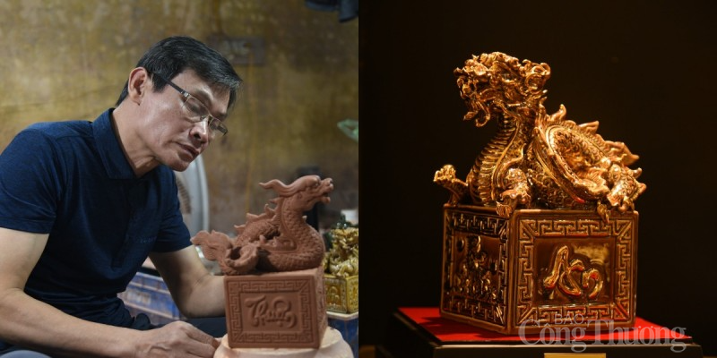 Những siêu phẩm độc lạ đón Tết Giáp Thìn: Hết bưởi, dưa hấu dát vàng nay cả dừa, quất cũng “đắp” Những siêu phẩm độc lạ đón Tết Giáp Thìn: Hết bưởi, dưa hấu dát vàng nay cả dừa, quất cũng “đắp”