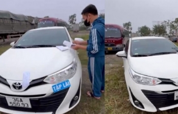 Thanh Hóa: Tạm đình chỉ công tác thầy giáo dạy lái ô tô vi phạm nồng độ cồn