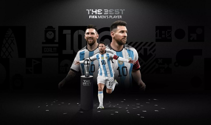 Lionel Messi đạt giải thưởng cầu thủ nam xuất sắc nhất năm của FIFA The Best 2023. Ảnh: FIFA Lionel Messi đạt giải thưởng cầu thủ nam xuất sắc nhất năm của FIFA The Best 2023. Ảnh: FIFA