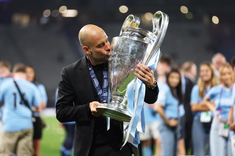 Pep Guardiola trở thành huấn luyện viên xuất sắc nhất năm của FIFA The Best 2023. Ảnh: FIFA Pep Guardiola trở thành huấn luyện viên xuất sắc nhất năm của FIFA The Best 2023. Ảnh: FIFA