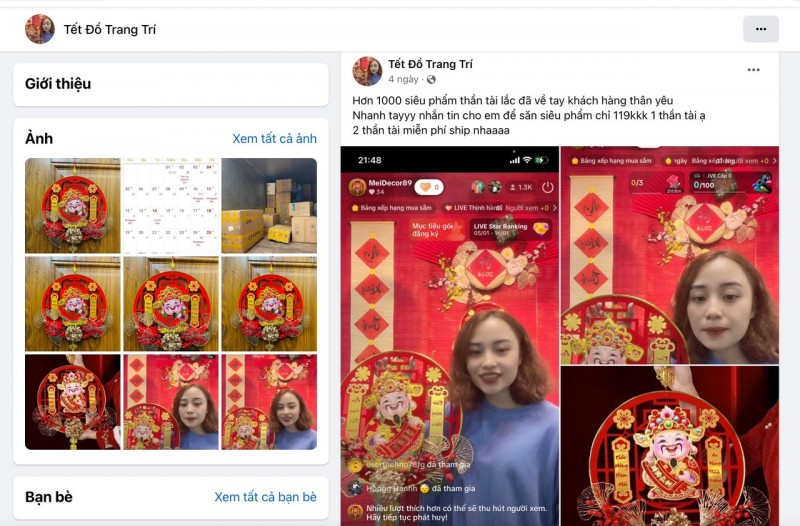 Sức mua hàng trang trí Tết tại cửa hàng truyền thống chậm, online nhộn nhịp Sức mua hàng trang trí Tết tại cửa hàng truyền thống chậm, online nhộn nhịp