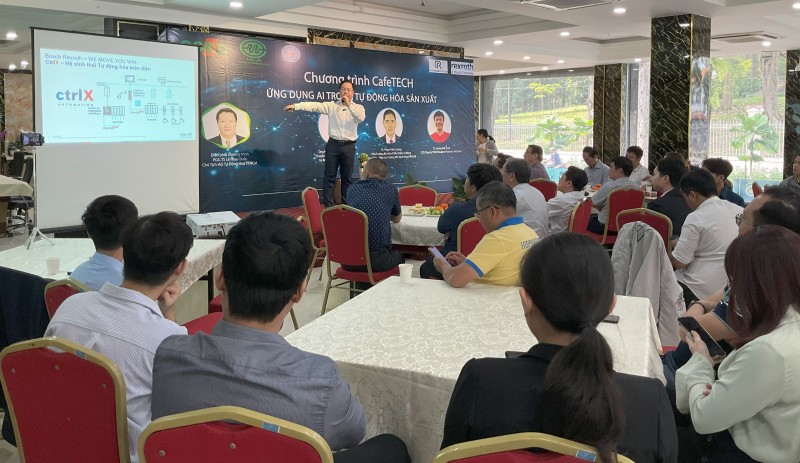 Bosch Rexroth giới thiệu hệ sinh thái AIoT trong buổi tọa đàm CafeTech 2024 Bosch Rexroth giới thiệu hệ sinh thái AIoT trong buổi tọa đàm CafeTech 2024