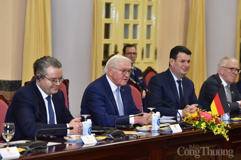 Chủ tịch nước Võ Văn Thưởng hội đàm với Tổng thống Đức Frank-Walter Steinmeier