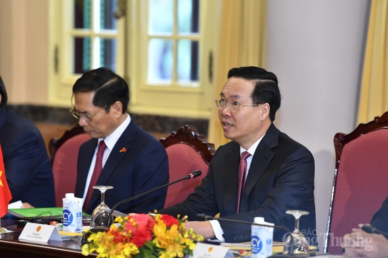 Chủ tịch nước Võ Văn Thưởng hội đàm với Tổng thống Đức Frank-Walter Steinmeier