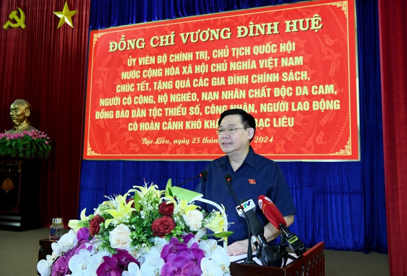 Chủ tịch Quốc hội thăm, tặng quà Tết Nguyên đán tại Bạc Liêu Chủ tịch Quốc hội thăm, tặng quà Tết Nguyên đán tại Bạc Liêu