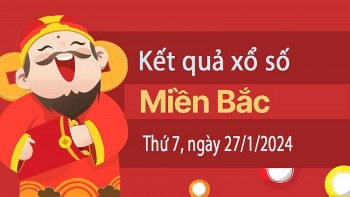 XSMB 27/1, Kết quả xổ số miền Bắc hôm nay 27/1/2024, xổ số miền Bắc 27 tháng 1, trực tiếp XSMB 27/1