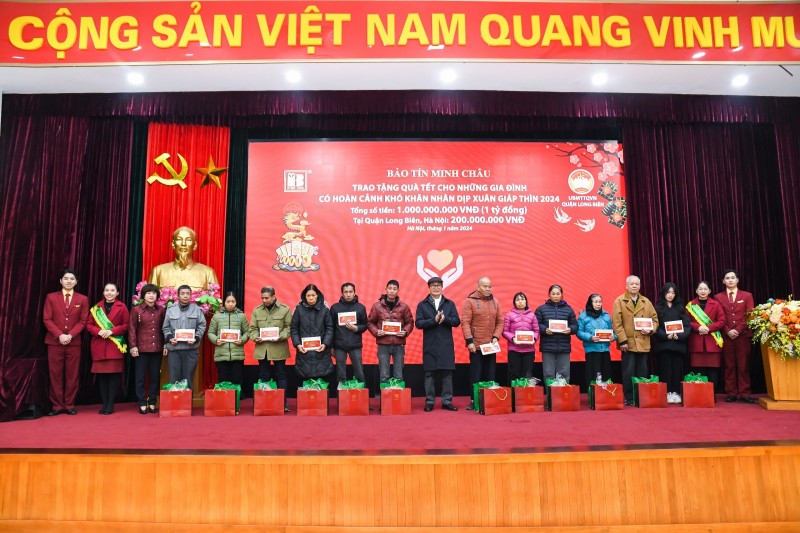 Bảo Tín Minh Châu tặng quà tết 1 tỷ đồng cho các gia đình khó khăn tại Hà Nội,Hà Nam,Thái Bình Bảo Tín Minh Châu tặng quà tết 1 tỷ đồng cho các gia đình khó khăn tại Hà Nội,Hà Nam,Thái Bình