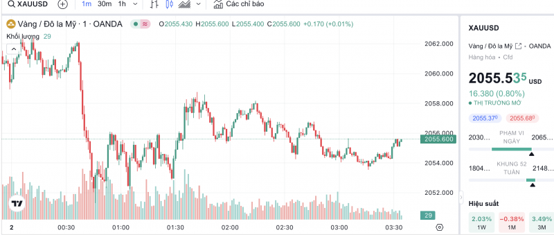 Giá vàng hôm nay 2/2/2024: Vàng Giá vàng hôm nay 2/2/2024: Vàng