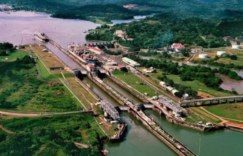 Kênh đào Panama vắng chưa từng thấy