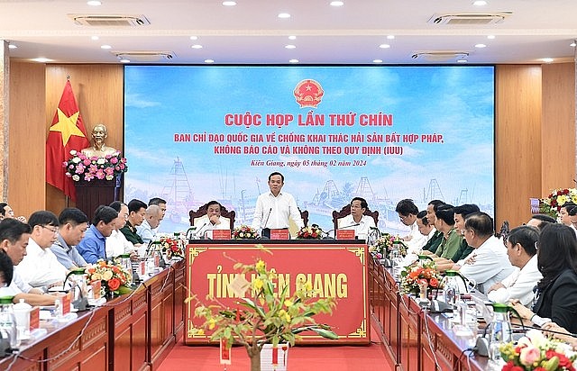 Hội nghị tập trung đánh giá thực chất tình hình chống IUU thời gian qua, bàn giải pháp đẩy mạnh việc chống IUU - Ảnh: VGP/Hải Minh Hội nghị tập trung đánh giá thực chất tình hình chống IUU thời gian qua, bàn giải pháp đẩy mạnh việc chống IUU - Ảnh: VGP/Hải Minh
