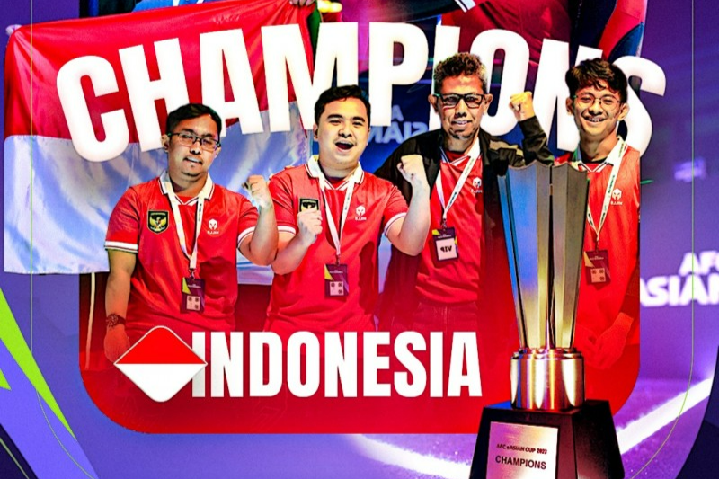 Đội tuyển Indonesia đánh bại đội tuyển Nhật Bản, lên ngôi vô địch eAsian Cup 2023. Ảnh: AFC Asian Cup Đội tuyển Indonesia đánh bại đội tuyển Nhật Bản, lên ngôi vô địch eAsian Cup 2023. Ảnh: AFC Asian Cup