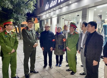 Thanh Hoá: Cảnh sát giao thông, trật tự tuần tra xuyên đêm đảm bảo trật tự xã hội những ngày nghỉ Tết