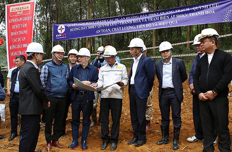 Phát động thi đua 120 ngày đêm về đích đường dây 500kV mạch 3