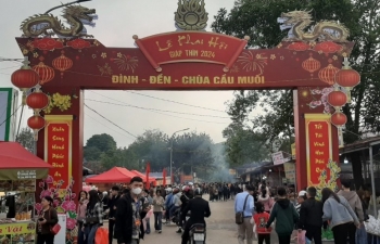 Thái Nguyên: Khai hội Đình - đền – chùa Cầu Muối