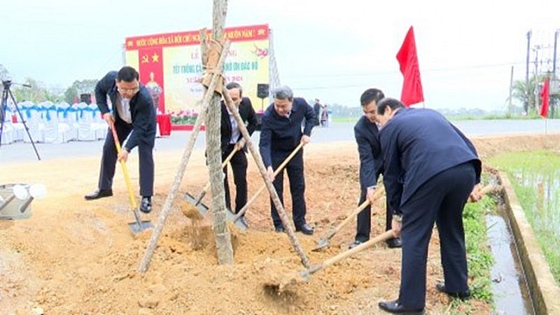 Thanh Hóa: Phấn đấu trồng 3 triệu cây xanh dịp Tết Nguyên đán Giáp Thìn năm 2024 Thanh Hóa: Phấn đấu trồng 3 triệu cây xanh dịp Tết Nguyên đán Giáp Thìn năm 2024