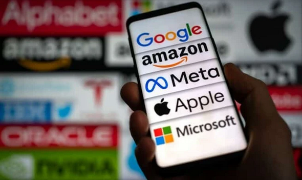 Biểu tượng các Tập đoàn công nghệ lớn của Mỹ. 