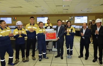 Bí thư Tỉnh ủy Thanh Hóa dự lễ ra quân Nhà máy Nhiệt điện BOT Nghi Sơn 2