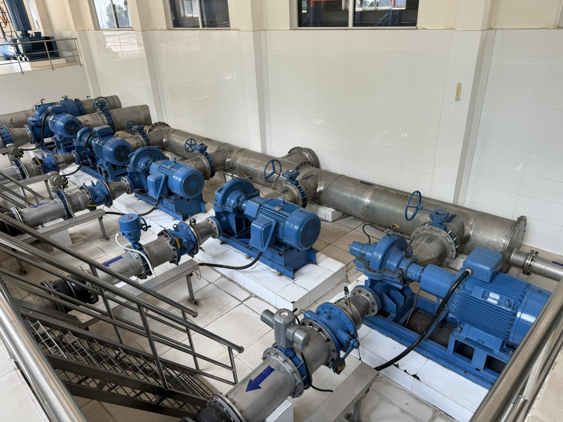 Trạm bơm tăng áp của PHUMY WASUCO cấp nước cho KCN Mỹ Xuân A2 Trạm bơm tăng áp của PHUMY WASUCO cấp nước cho KCN Mỹ Xuân A2