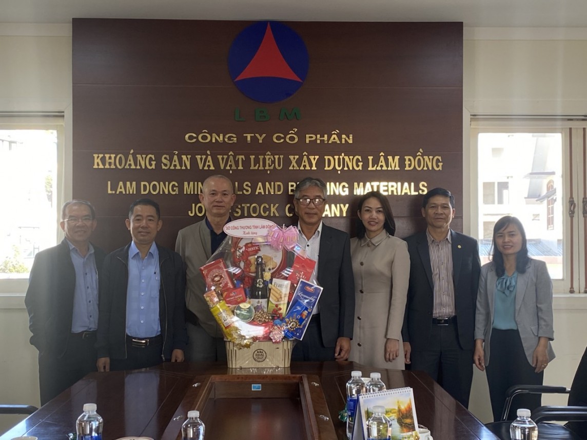 Lâm Đồng: Lãnh đạo Sở Công Thương thăm, làm việc đầu năm tại các doanh nghiệp trên địa bàn