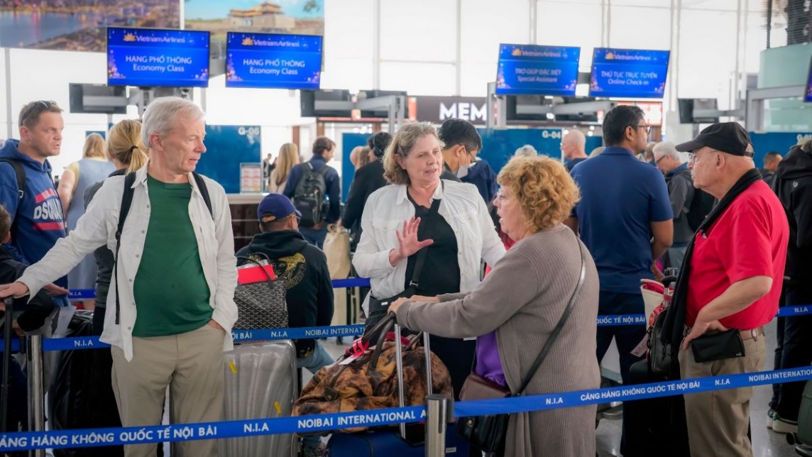Khách quốc tế qua sân bay Nội Bài vượt đỉnh 2019 Khách quốc tế qua sân bay Nội Bài vượt đỉnh 2019